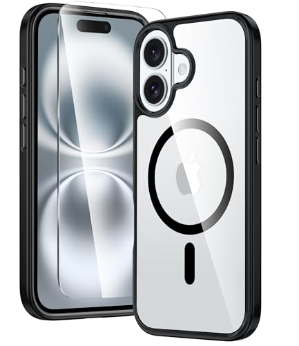 Coque iPhone 16 Plus magnétique FNTCASE : protection antichoc et anti-chute 6,7″