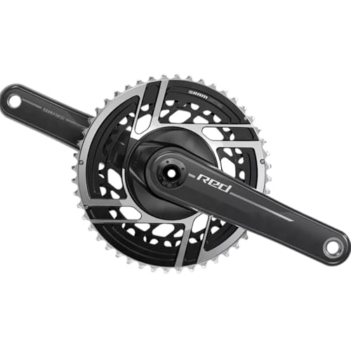 SRAM RED Crankset - 160mm, 2X 12-Speed, 48/35t, 8-Bolt Direct Mount, Dub Spindle Interface, Natural Carbon, E1
