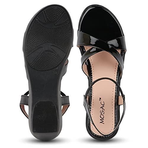 Image of MOSAC Women's /Girls Stylish & Comfortable Wedge Platform Heel Sandals for Women & Girls