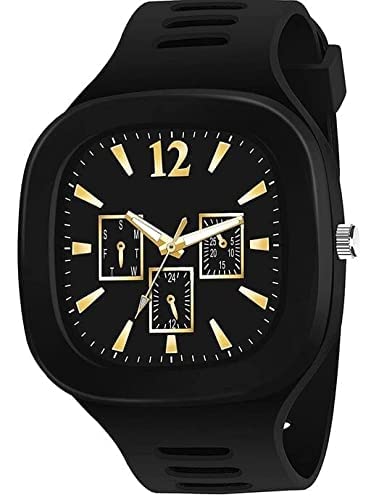 Vouge Men Analogue Wrist Watch Square Dial Miller Watch Boys (B0B1RYV4TY) Amazon Price History, Amazon Price Tracker