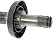 Dorman 630-055 Rear Driver Side Inner Drive Axle Shaft Assembly Compatible with Select Chrysler/Jeep Models