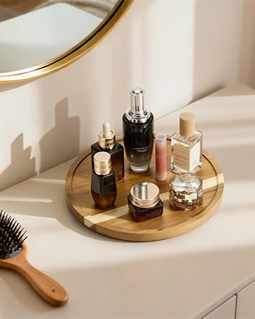 Organizador Lazy Susan de Madera de Acacia - 41% OFF