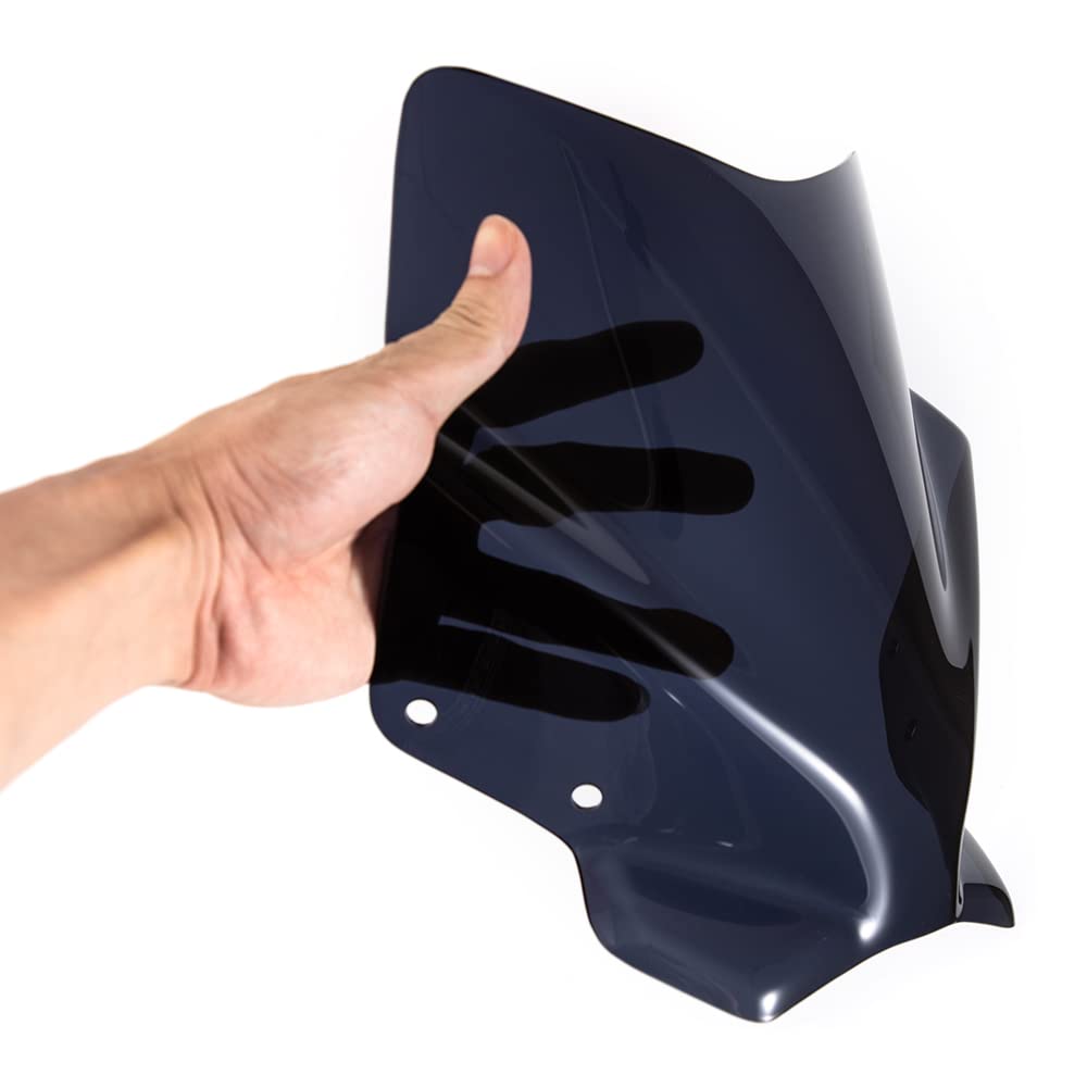 Parabrezza universale per moto Deflettore vento per 1200 2014 s 1200r 2014-2018 2022 (Grigio)