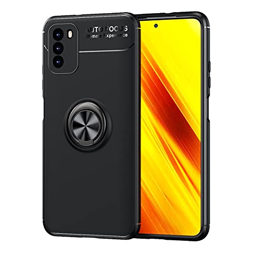 Coque Poco M3 avec dissipation thermique et anneau de soutien 360