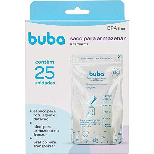 Buba Saco Para Armazenar Leite Materno Branco