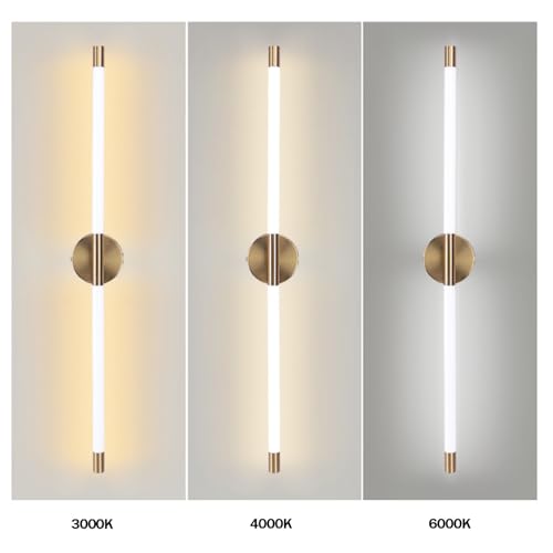 Lámpara de pared interior lineal para eliminar sombras en el salón 4
