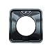 Range Kleen P400 Black Porcelain Square Style I Gas Drip Pan 7.75 Inches