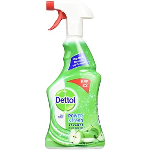 Dettol Power and Fresh Green Apple Spray Cover