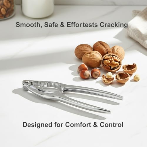 Nut Cracker Style A - Stainless Steel for Smooth, Safe, Effortless- Reliable Kitchen Tool for Easy Mealtime Preparation (Nut Cracker Style A) - Image 6