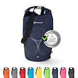#DoYourSports Dry Bag Tasche 10L dunkelblau | Wasserdichter Rucksack | Wasserfester Beutel & Packsack | Drybag ideal f&uuml;r Boot, Kajak, Angeln und Camping