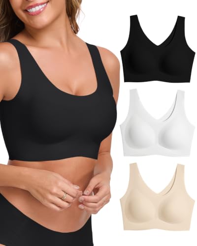Image of Ubras Seamless Bras for Women Light Support Wireless Bralette Comfortable