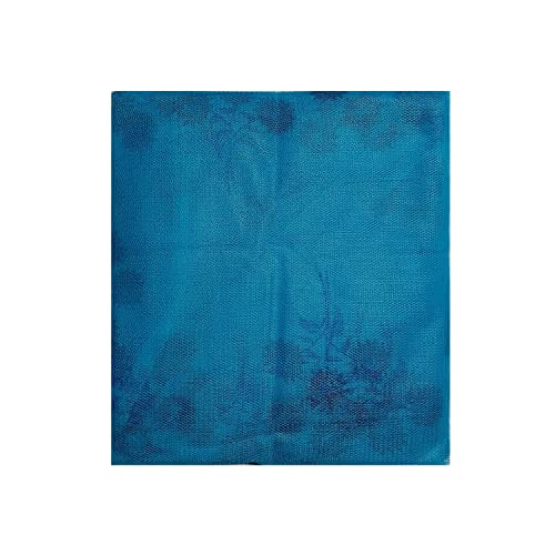 Image of Skab Single Bed Box High-Density Poly Ethylene Adults Washable 5 X 7 Feet Printed Mosquito Net /Machardani(Blue, Bed Box)