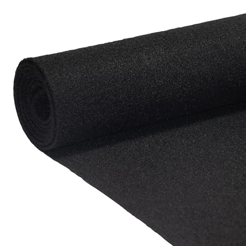 Bbox Black Carpet Non-Woven Febric | Length: 78 inch (6.6 ft.), Width: 40 inch (3.2 ft.) | for Speaker Sub Box Carpet Home, Auto, RV, Boat, Marine, Truck & Car Trunk Liner by Bbox - Used condition - CA$21.03