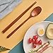 Ecloud Shop® Woden Chopsticks Spoon Set Korean Tableware Combinations 2pcs