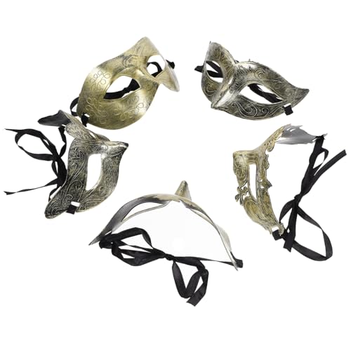 Masque de Carnaval Rétro Femme Milisten : lot de 25 pièces élégantes pour fêtes et Halloween