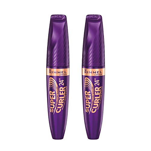 Rimmel Super Curler Mascara, Extreme Black, 2 Count