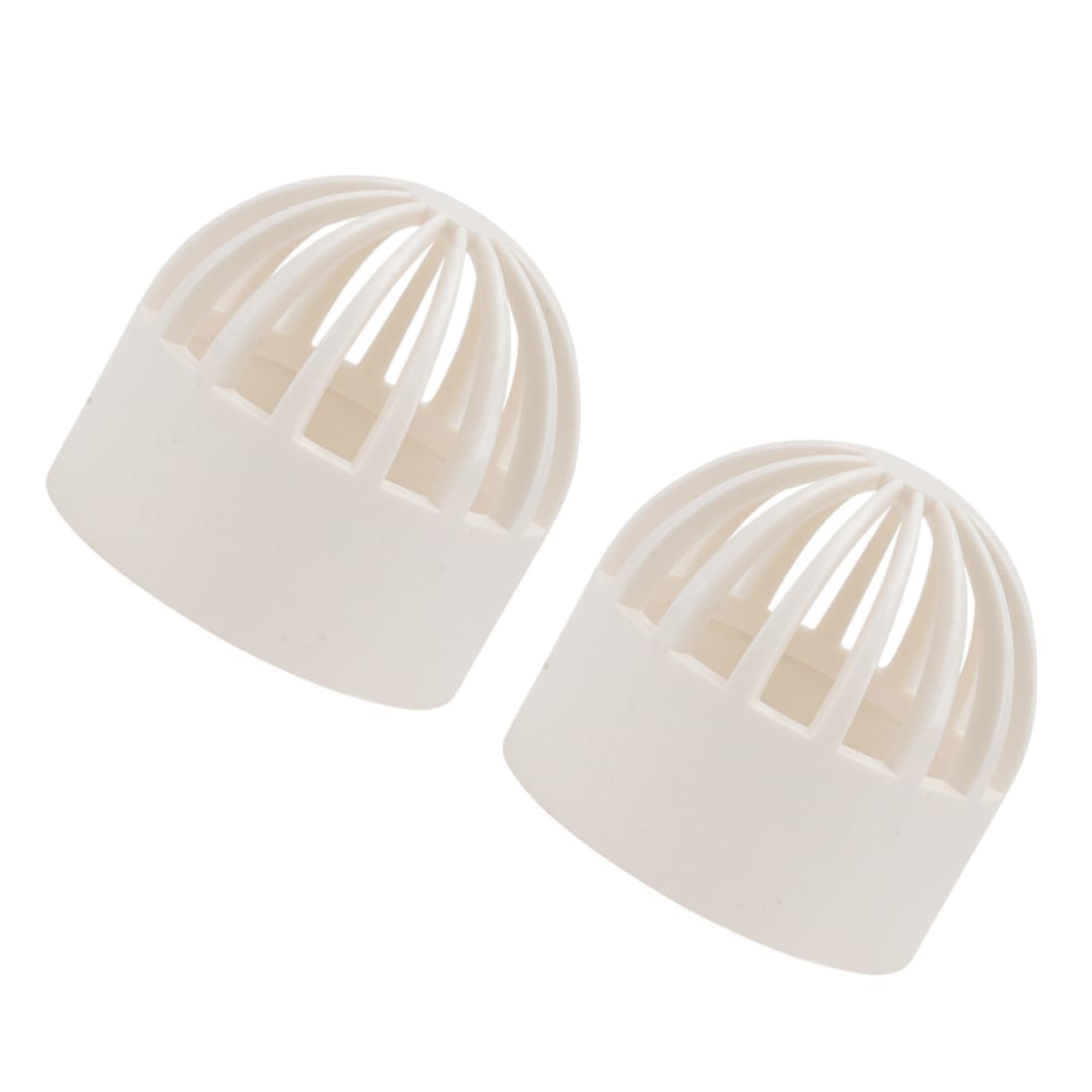 PERSELOSO 2pcs Breathable Cap Plastic Filter Permeable Cover Seafood Pond Permeable Net Permeable Cover for Seafood Pond Fish Pond Permeable Cover Seafood Pond Filter Cover White