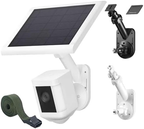Amazon.com : Wall Mount for Cameras and Solar Panels, 2-in-1 Mount ...