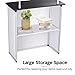 Yescom Popup Promotional Counter Table Booth Portable Demo Display Banner Stand Tradeshow Countertop Aluminum Frame