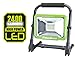 POWERSMITH 2,400 Lumen LED Magnetic Work Light with Foldable Base, USB Port for Charging Mobile Devices and All Metal Housing with Stand and 2 Year Warranty