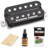 Seymour Duncan SH-4 JB Model Humbucker Pickup - Bundled with Dunlop Pick Pack, Platinum 65 Cleaner-Polish, and Polish Cloth Black