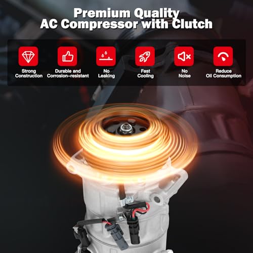 Image of cciyu AC Compressor for for Chevrolet Equinox for GMC for Terrain 2.4L