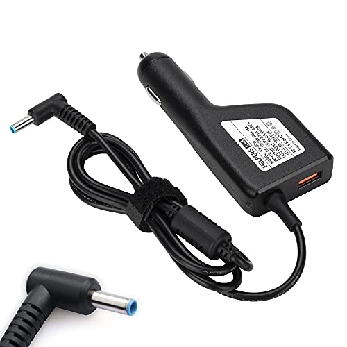 helpers lab 19.5V HP Charger, Car Adapter Charger for HP Stream 11 13 14; HP Pavilion 11 13 15; HP Split 13 X2; HP Elitebook Folio 1040 G1, 719309-003 721092-001 741727-001 740015-001 45W 65W 90W