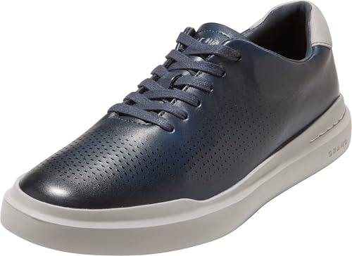 Cole Haan Men's Grandpro Rally Laser Cut Sneakers, Midnight Moon/Paloma/Paloma, 10.5-M US
