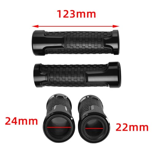 Puños para motocicleta Hornet 250 600 y CB600F antideslizantes CNC de gas 4
