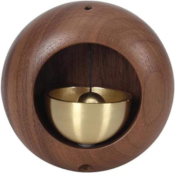 Wraptastic Japanese Round Wooden Doorbell - Door Bell Chime for Business Entry, Easy Install with Double-Sided Tape Doorbell, Compact Wood Style Bass Cute Reminder for Home and Business (B0CRHD548R) Amazon Price History, Amazon Price Tracker