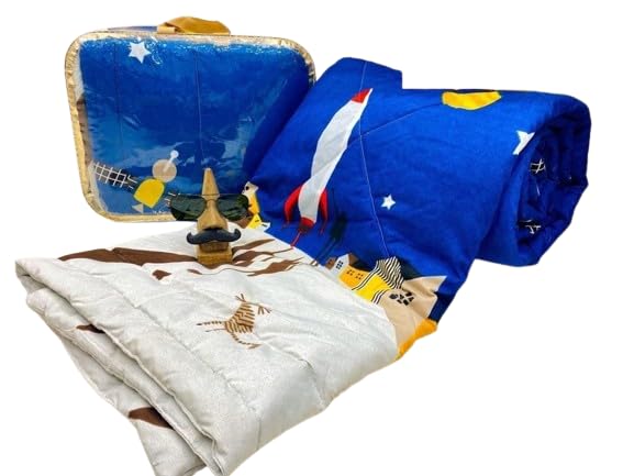 Teens Cotton Printed Single Bed Kids Comforter Set (1 Single Bed Comforter, 60x90 Inches) (Design_9)-image-44