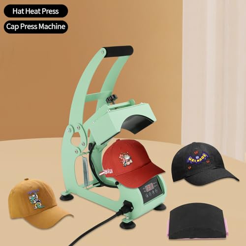 Prensa Termofijadora de Gorra 2-en-1 500W Control Digital miniatura 5
