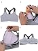 6 Pairs Bra Pads Bra Insert Cups Push-up Foam Bra (Black 1, White 1, Beige 1, Triangle+Circle)