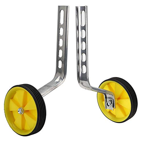 Universal 1 par de ruedas de entrenamiento para bicicleta infantil, adecuado para bicicletas de una sola velocidad de 12 a 20 pulgadas, incluye todo el hardware de montaje, fácil de montar e instalar miniatura 2