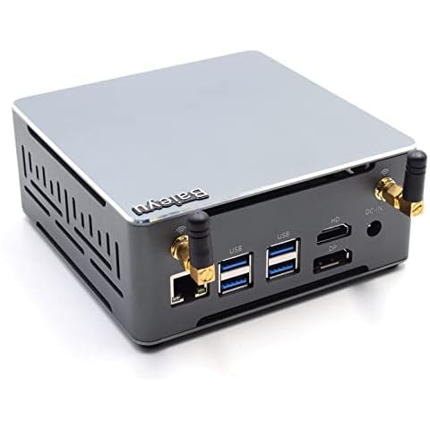 Ryzen Mini PC Gaming 7 3700U, Mini Computer Gaming Office Windows 11, 16GB RAM 512GB SSD 1TB HDD, WIFI, BT 4.2, HD DP, RJ45 Gigabit, Type-C, 4X USB3.0, Micro Desktop Computers Cover