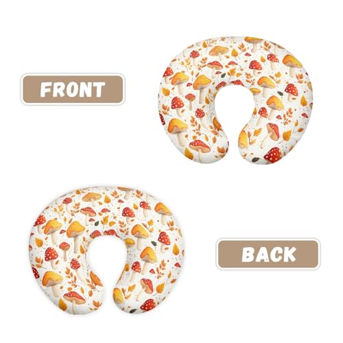 Image of Mushroom Nursing Pillow Cover Breathable Neutral Breastfeeding Pillow Cover Easy to Clean Soft Removable Pillow Cover for Infant Snug