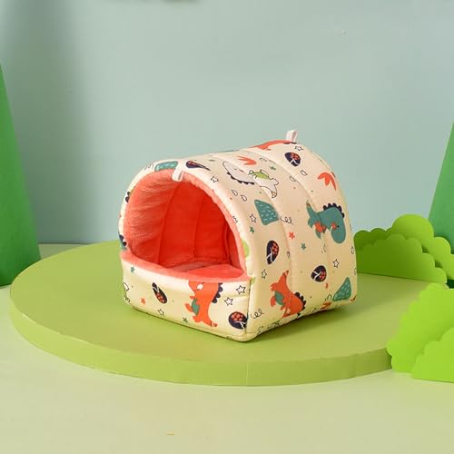 Small-Pet-Nest-Semi-Enclosed-Guinea-Pig-House-Bed-House-Hamster-Small-Pet-Animals-Supplies-Toy-Cage-Accessories-Guinea-Pig-Rat-Bed-and-Hideout-for-Sleep-and-Hide-Beige-L-1