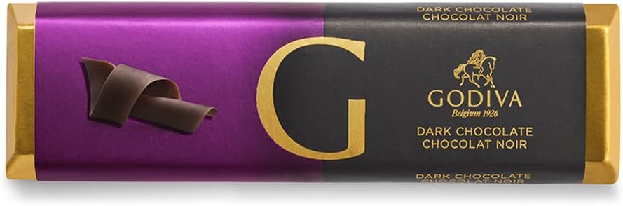 Godiva Chocolate 85% Dark Chocolate Ganache Bar, 45 g