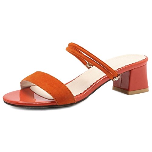 CHICMARK Sandali da donna con tacco aperto