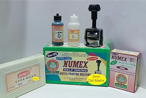 Image of NUMEX (3mm Dot-Matrix) Heavy Duty Batch Printing Machine (Batch NO., Packing Date, Expiry Date, MUXIMUM Retail Price, NET Weight, Quantity, Size, ETC.) (3mm Dot-Matrix)