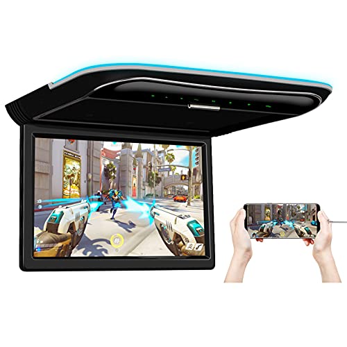 XTRONS 11.6 inch Ultra-thin Car Roof Mounted MP5 Player 1366 * 768 High Resolution Overhead Player Built-in Speaker Support 1080P Video Player with HDM1 Input USB AV Input Door Control