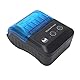 Hyuduo Tragbarer 58-mm-Mini-Thermo-QR-Code-Drucker, 5,1 cm, Kabelloser USB-Quittungsticket-Thermodrucker für Karteikarten, DIY-Tagebuch, Fotos, Notizen, Kinder, Geschenke,