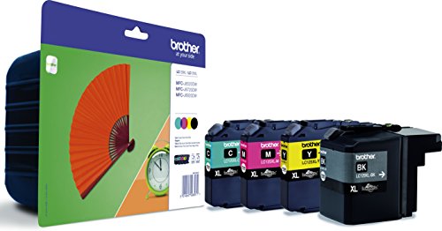Cartouches d'encre Brother LC-129XL pack de 4 couleurs Noir Cyan Magenta Jaune