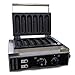 220V 1500W 6 Unités Commercial Antiadhésif Électrique Gaufrier Gaufrier Machines, Croustillant Gaufrier Machine Machine Professionnel Gaufre Lolly Gaufre Bâtons De Maïs Hotdogs(Forme de maïs)