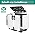 NUNU LAB Outdoor Storage Shed 36 Cu. Ft.Horizontal Garden Storage Extra Large Capacity Weather Resistant Storage Box, Lockable Resin Waterproof Shed for Easy Storage of Garbage Cans, Tools, Lawn Mower