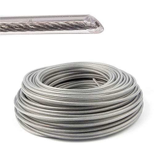 Nylon Steel Trimmer Line Diameter 0.095 Inch By Length 98 Feet Vézaar Grass Trimmers String Lines Lawn Mower Wire #TOP6