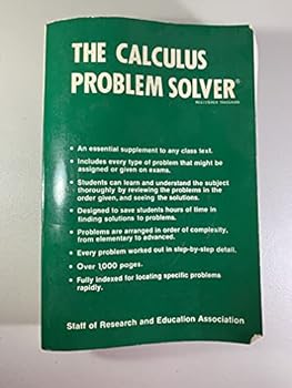 Paperback The Calculus Problem Solver Book