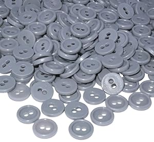 Aerzetix C56327 Kunststoffknöpfe 100 Stück