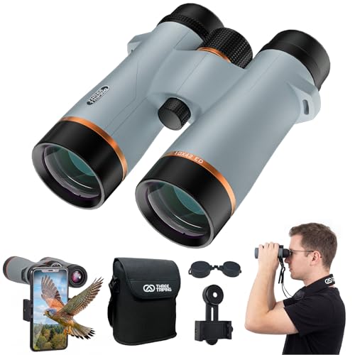 10X42 Binoculars for Adults with ED Glass, BAK4 Prism, Waterproof,