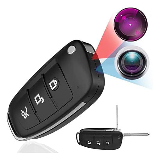 Spy Camera Car Key,Hidden Camera with IR Night Vision Motion Detection, Nanny cam with Image 2560X1920,Spy Camera Hidden Camera with HD 1080P,Mini Spy Camera,Surveillance & Security Cameras for Dating